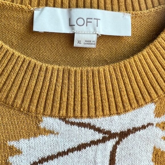 Loft Leaves Fall Sweater - Picture 3 of 3